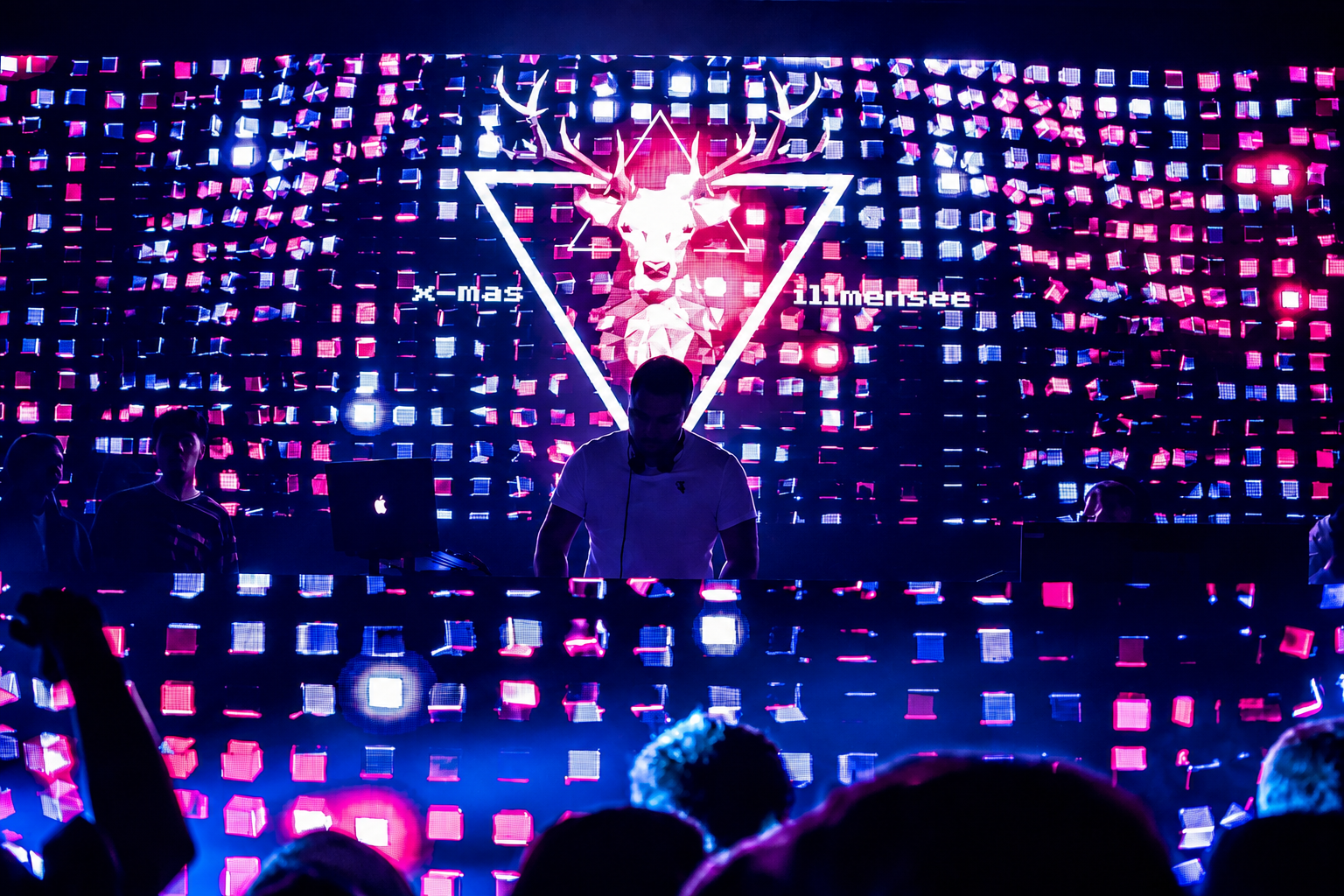 DJ at the mixing desk
